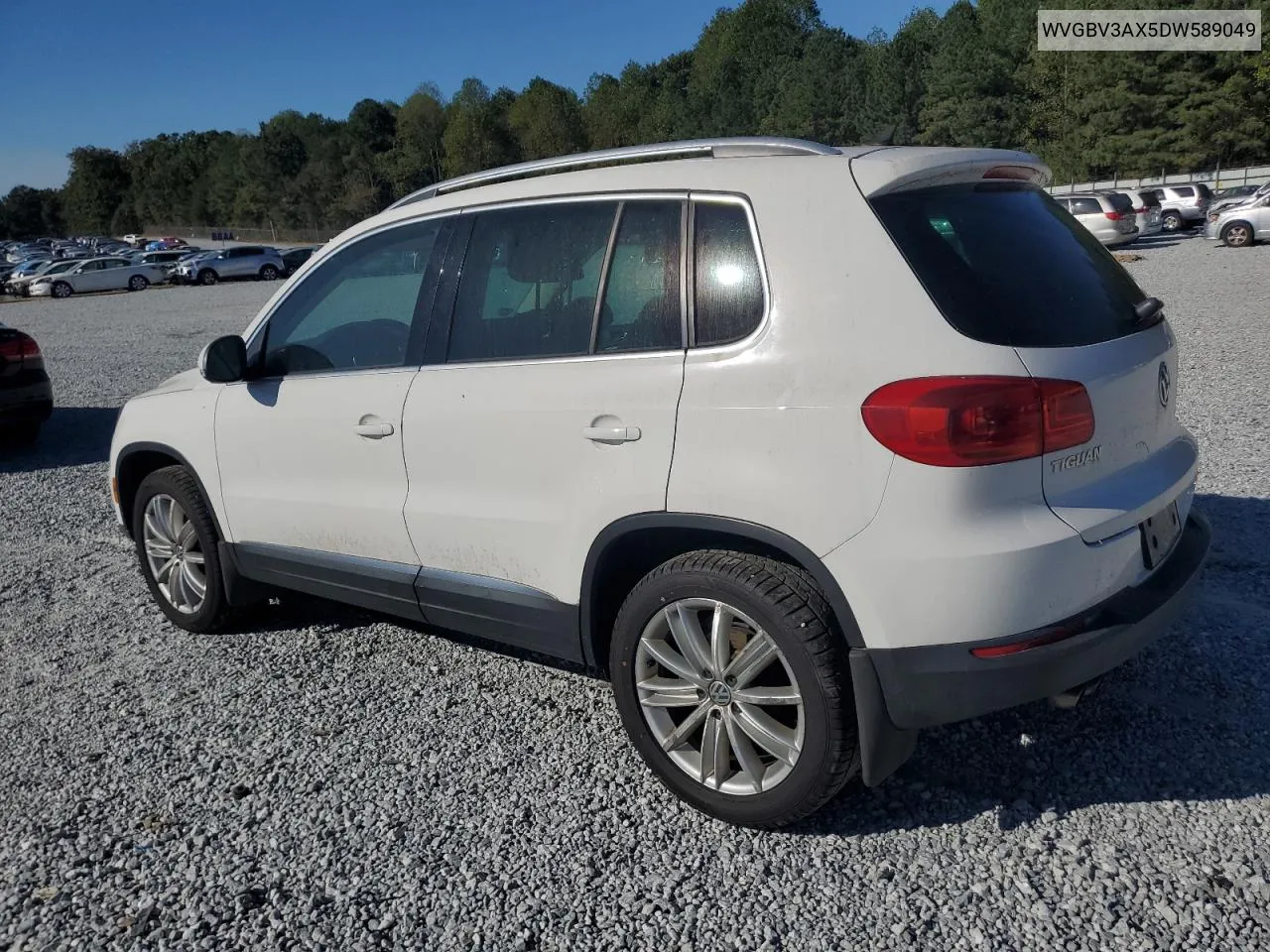 2013 Volkswagen Tiguan S VIN: WVGBV3AX5DW589049 Lot: 75546254