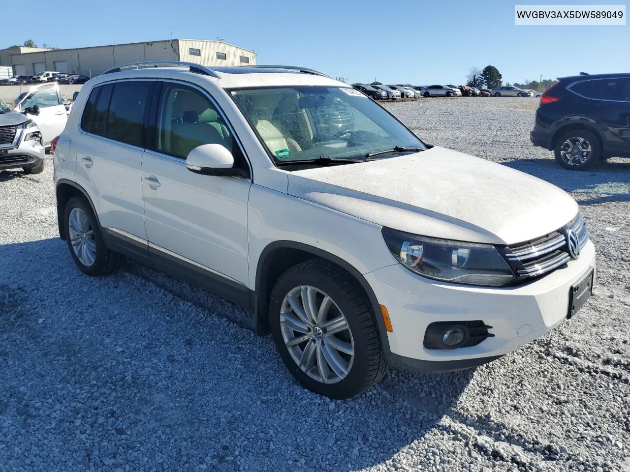 2013 Volkswagen Tiguan S VIN: WVGBV3AX5DW589049 Lot: 75546254