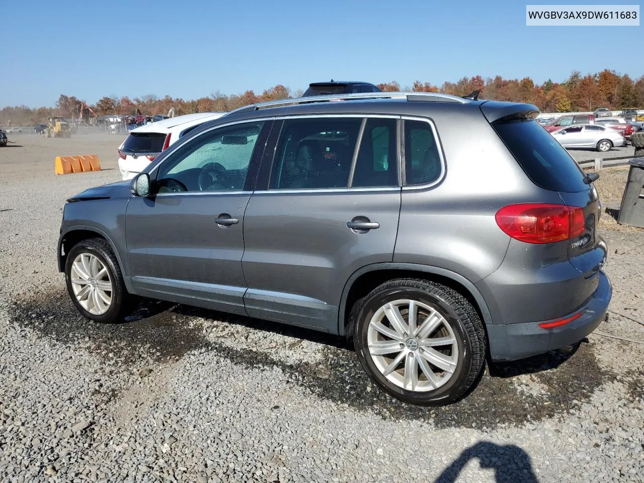 2013 Volkswagen Tiguan S VIN: WVGBV3AX9DW611683 Lot: 76066464