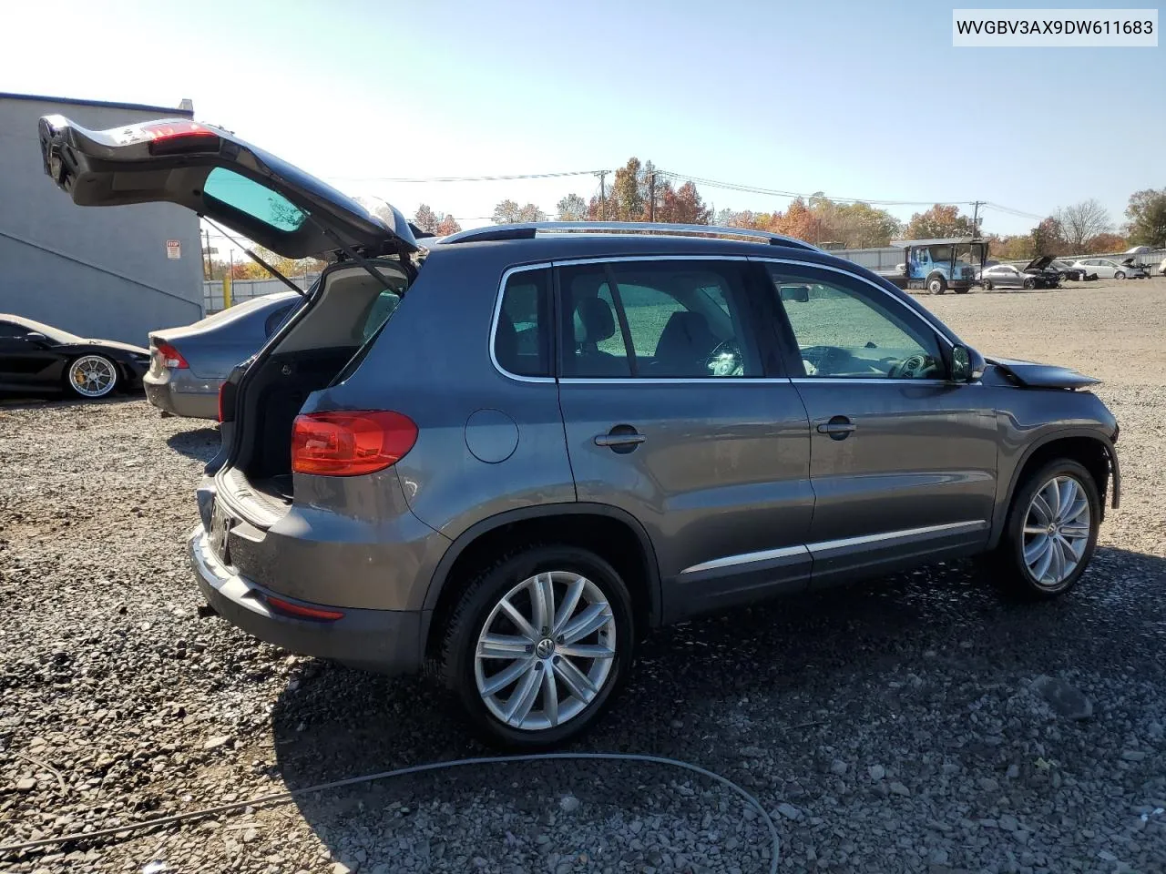 2013 Volkswagen Tiguan S VIN: WVGBV3AX9DW611683 Lot: 76066464