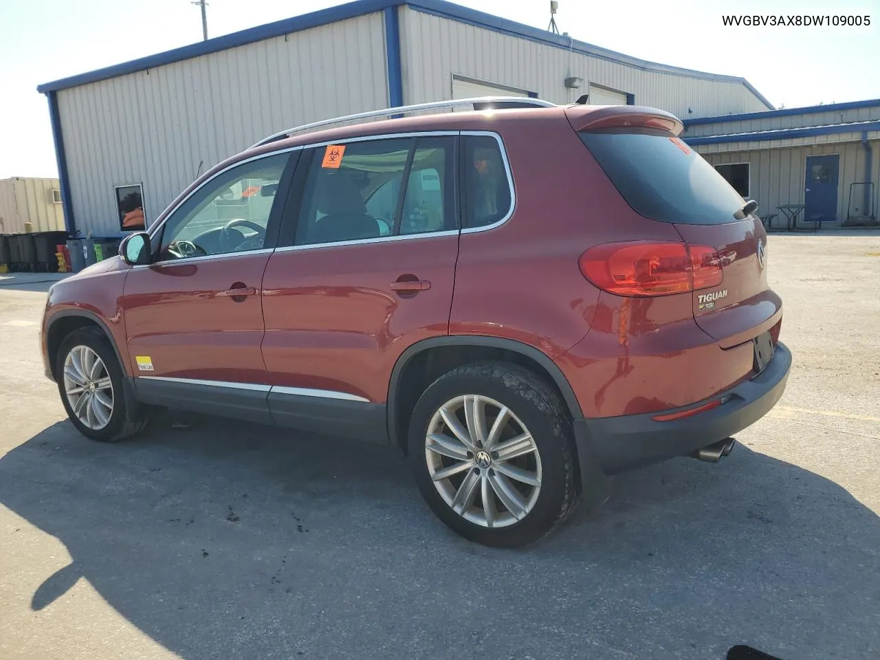 2013 Volkswagen Tiguan S VIN: WVGBV3AX8DW109005 Lot: 76097064