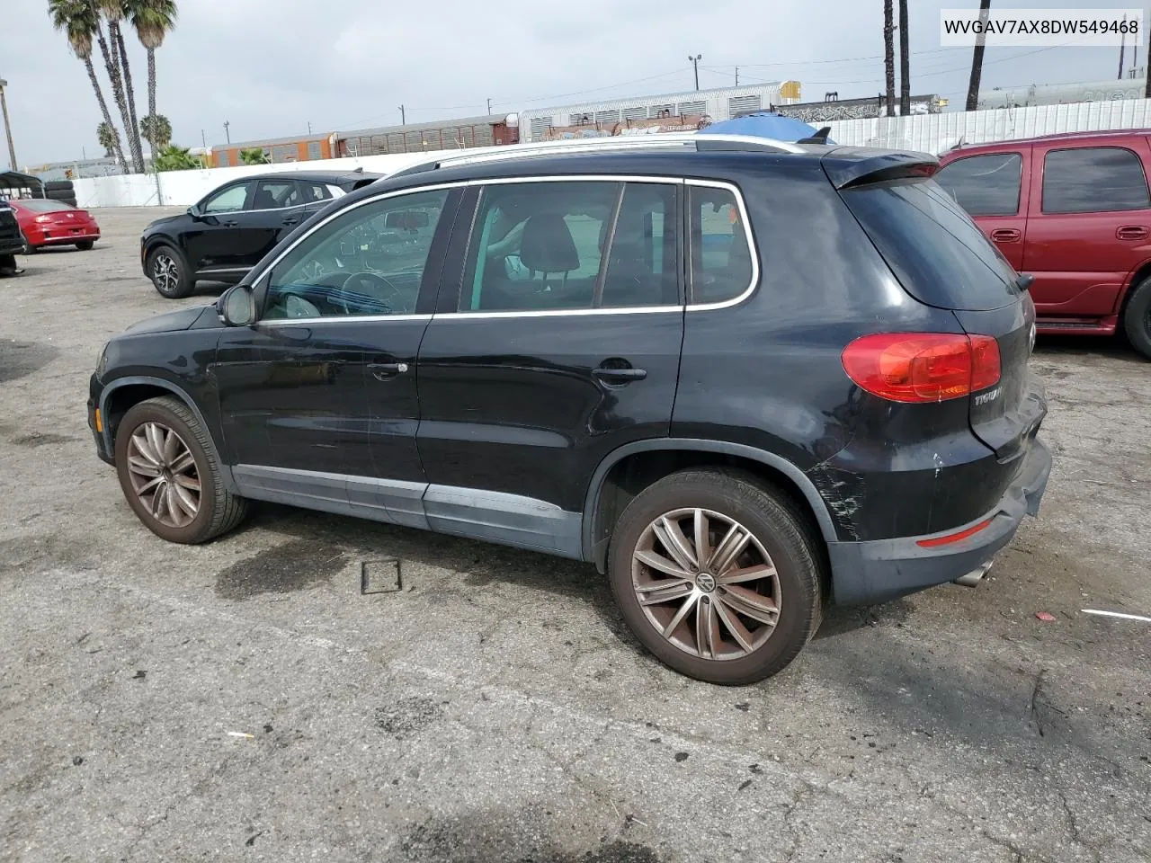 2013 Volkswagen Tiguan S VIN: WVGAV7AX8DW549468 Lot: 76533354