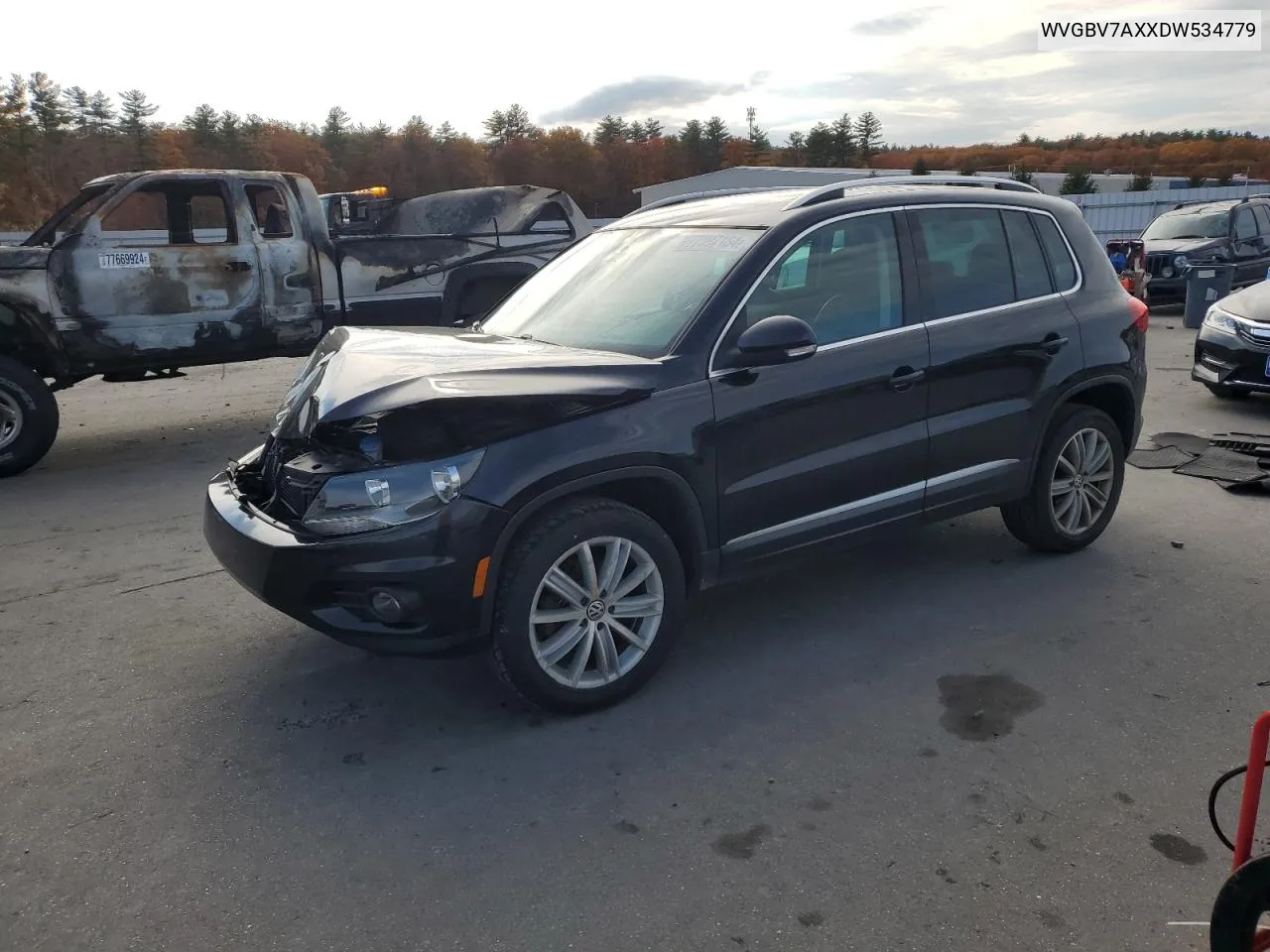 2013 Volkswagen Tiguan S VIN: WVGBV7AXXDW534779 Lot: 77397164