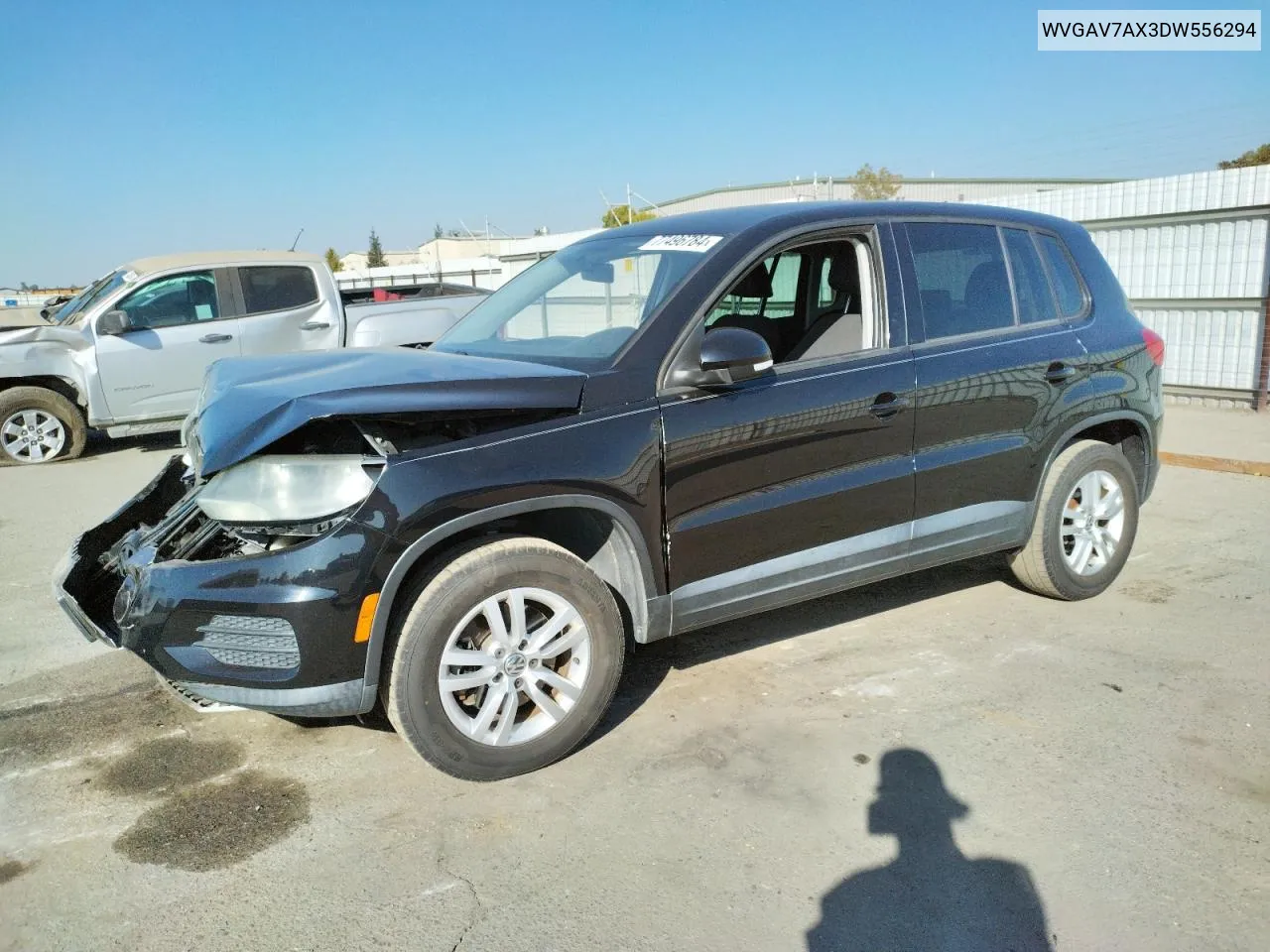 2013 Volkswagen Tiguan S VIN: WVGAV7AX3DW556294 Lot: 77496784