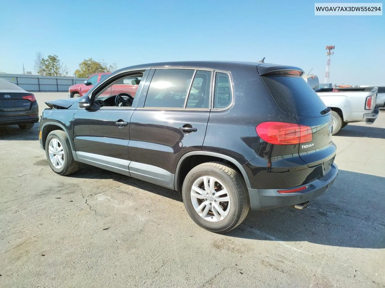 2013 Volkswagen Tiguan S VIN: WVGAV7AX3DW556294 Lot: 77496784