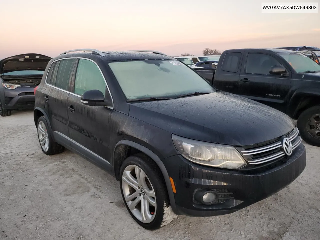 2013 Volkswagen Tiguan S VIN: WVGAV7AX5DW549802 Lot: 77954564