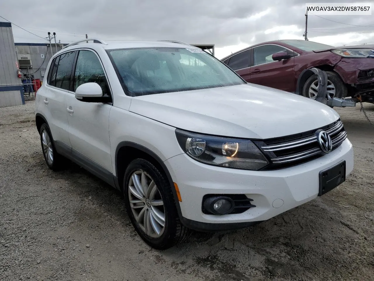 2013 Volkswagen Tiguan S VIN: WVGAV3AX2DW587657 Lot: 78327374