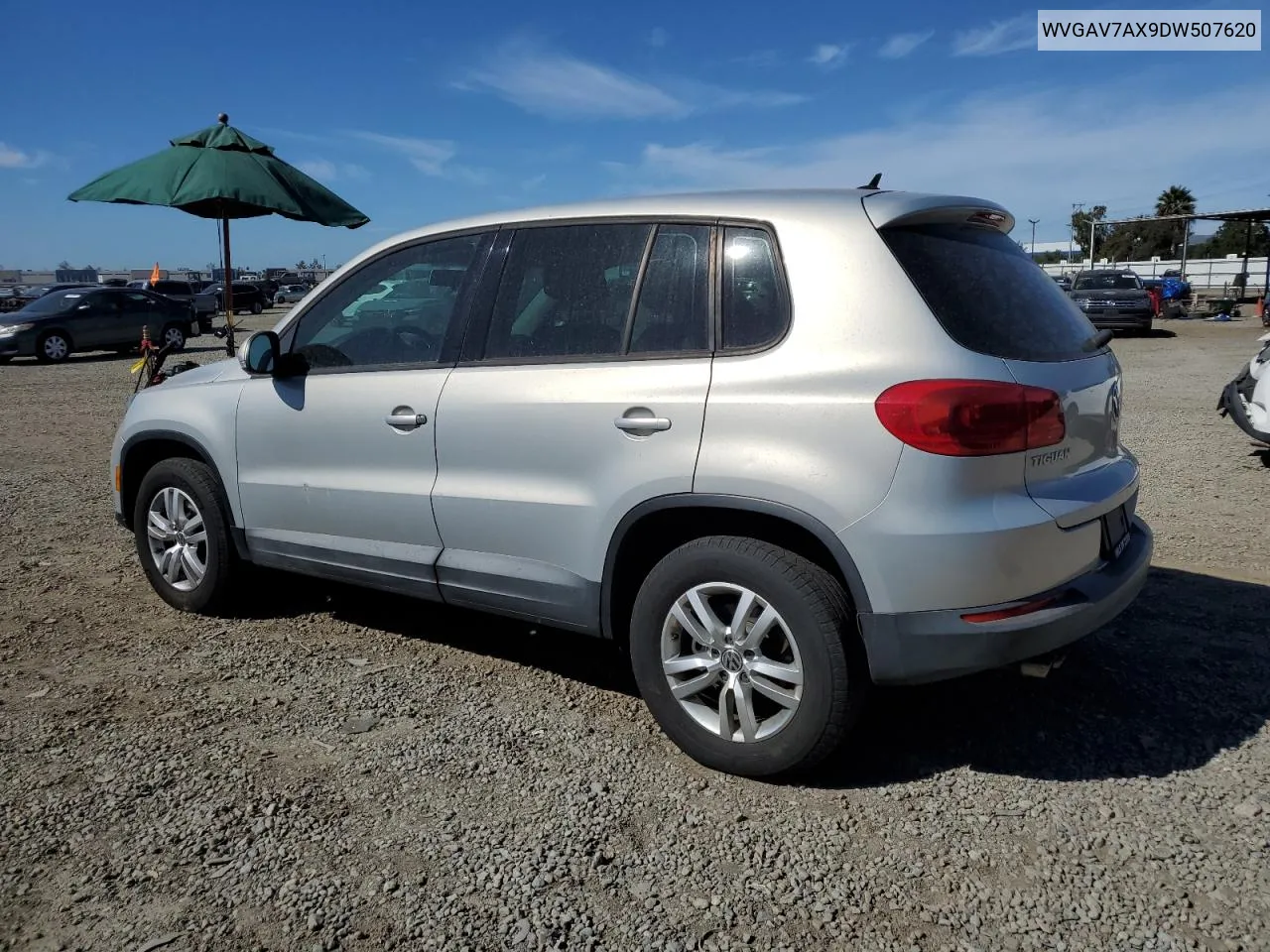 2013 Volkswagen Tiguan S VIN: WVGAV7AX9DW507620 Lot: 78406394