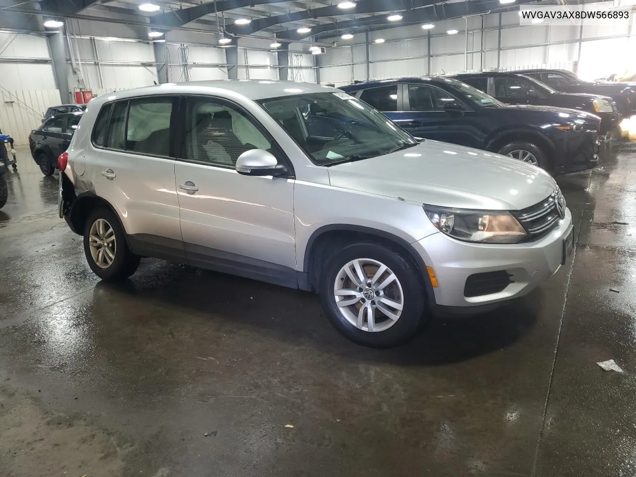 2013 Volkswagen Tiguan S VIN: WVGAV3AX8DW566893 Lot: 78491024