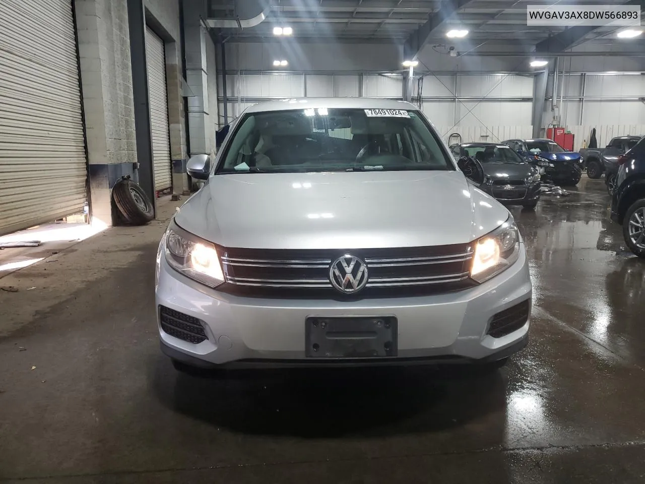 2013 Volkswagen Tiguan S VIN: WVGAV3AX8DW566893 Lot: 78491024