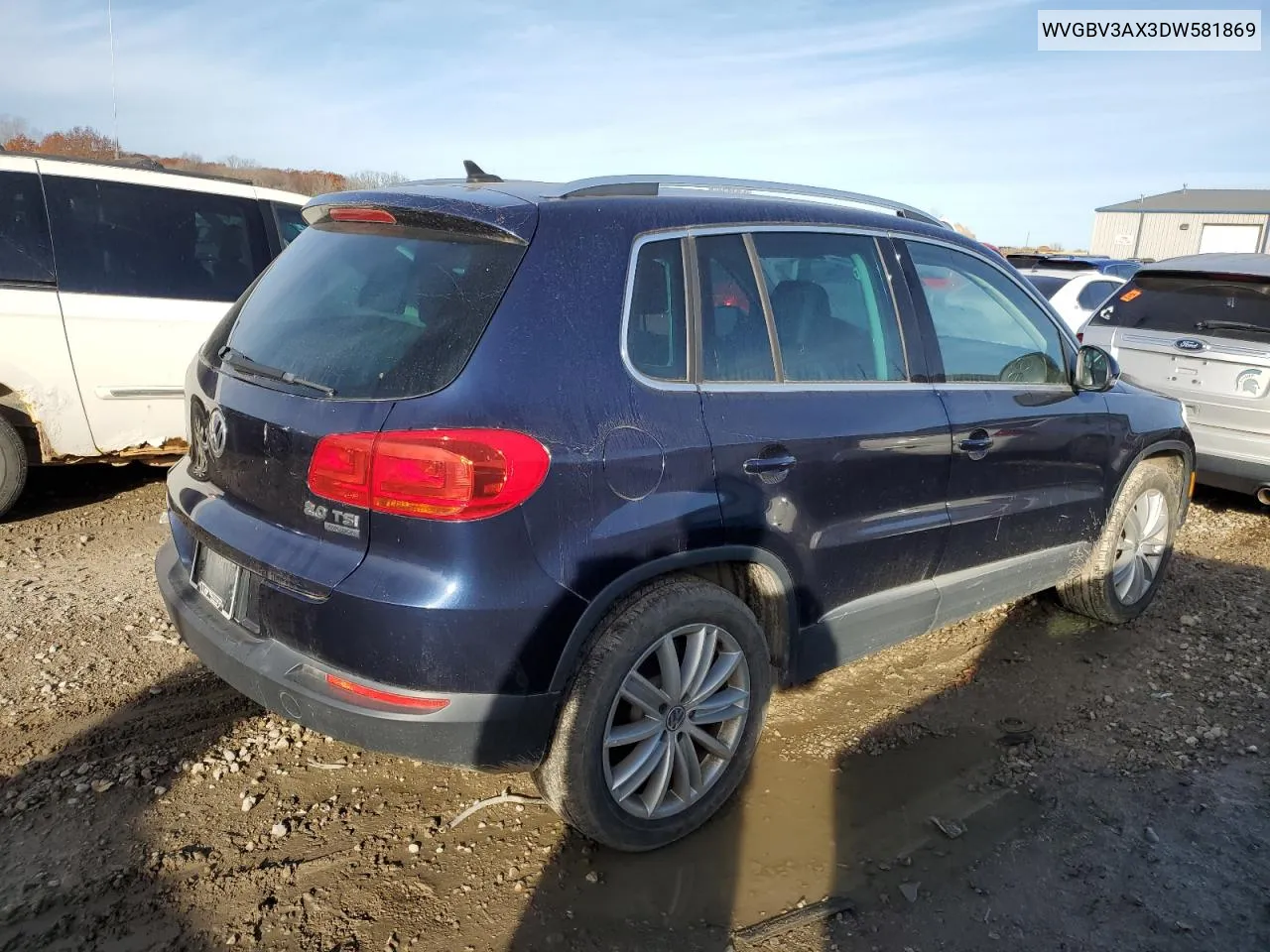 2013 Volkswagen Tiguan S VIN: WVGBV3AX3DW581869 Lot: 79920894