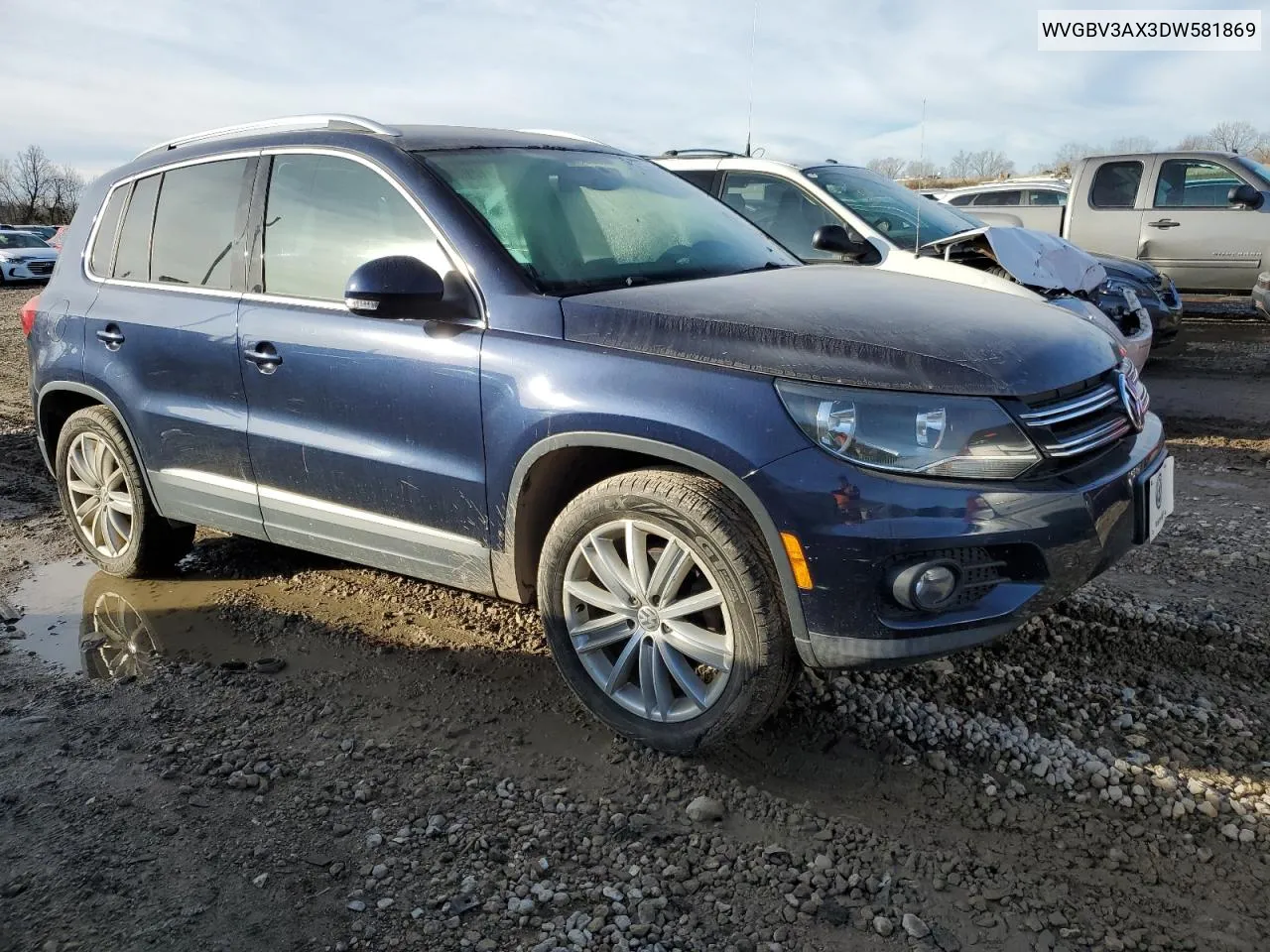 2013 Volkswagen Tiguan S VIN: WVGBV3AX3DW581869 Lot: 79920894