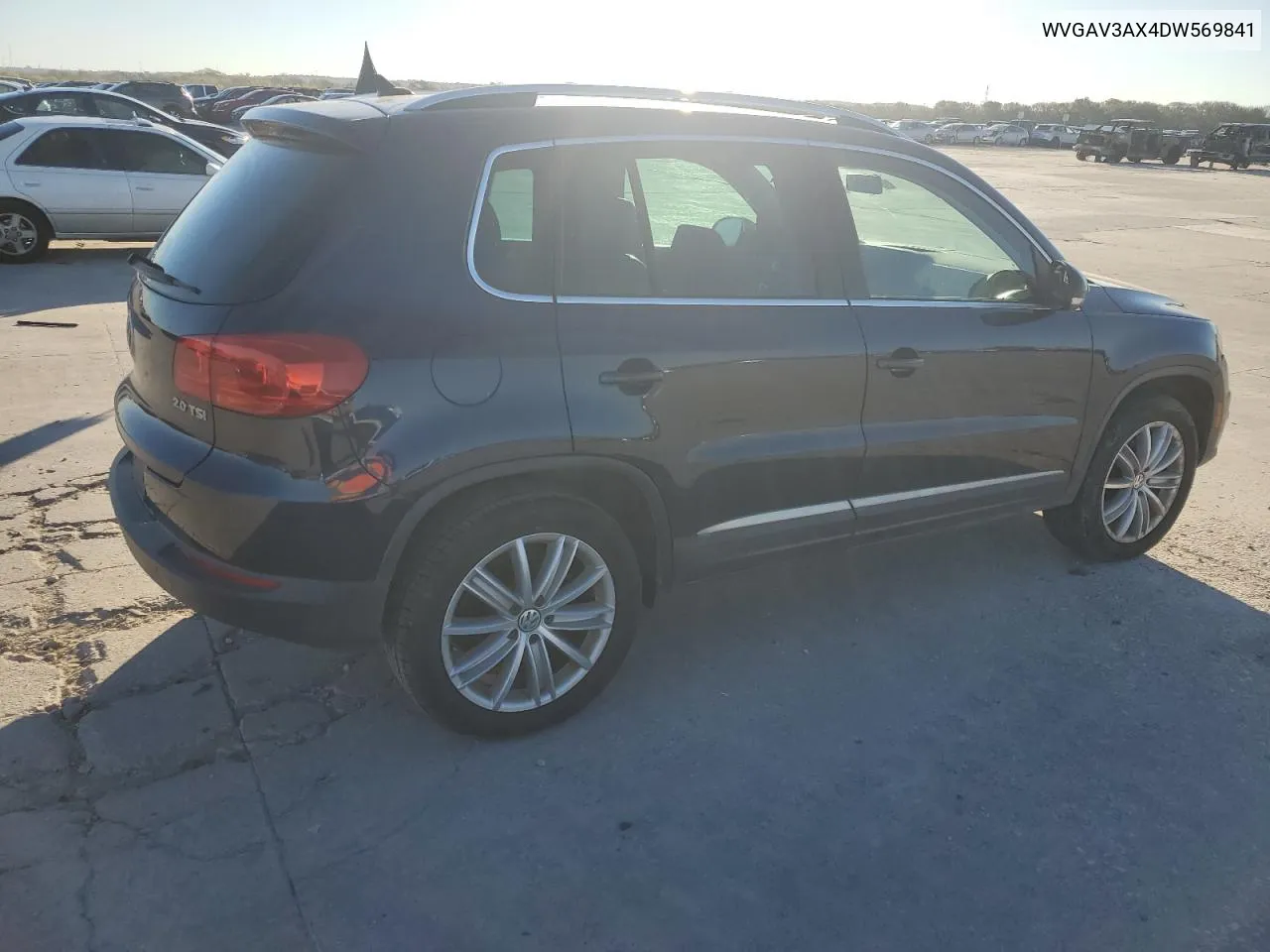 2013 Volkswagen Tiguan S VIN: WVGAV3AX4DW569841 Lot: 80842894