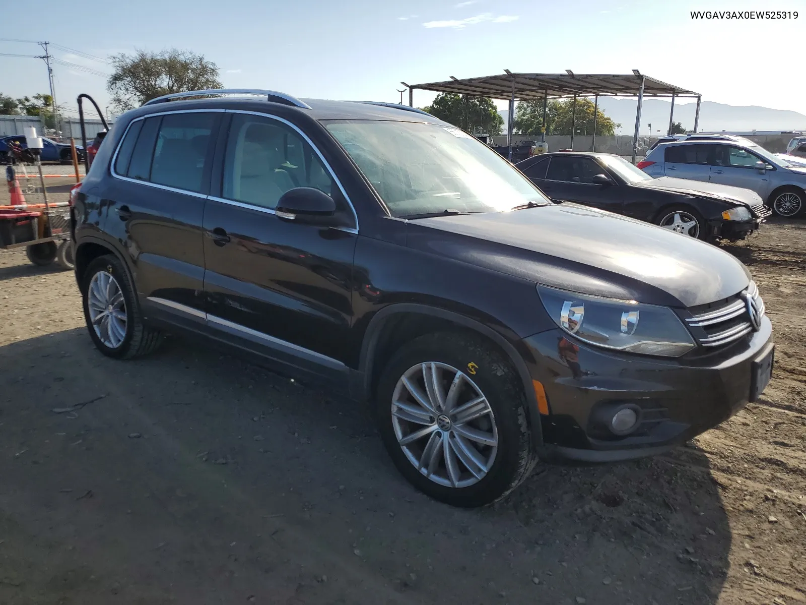 WVGAV3AX0EW525319 2014 Volkswagen Tiguan S