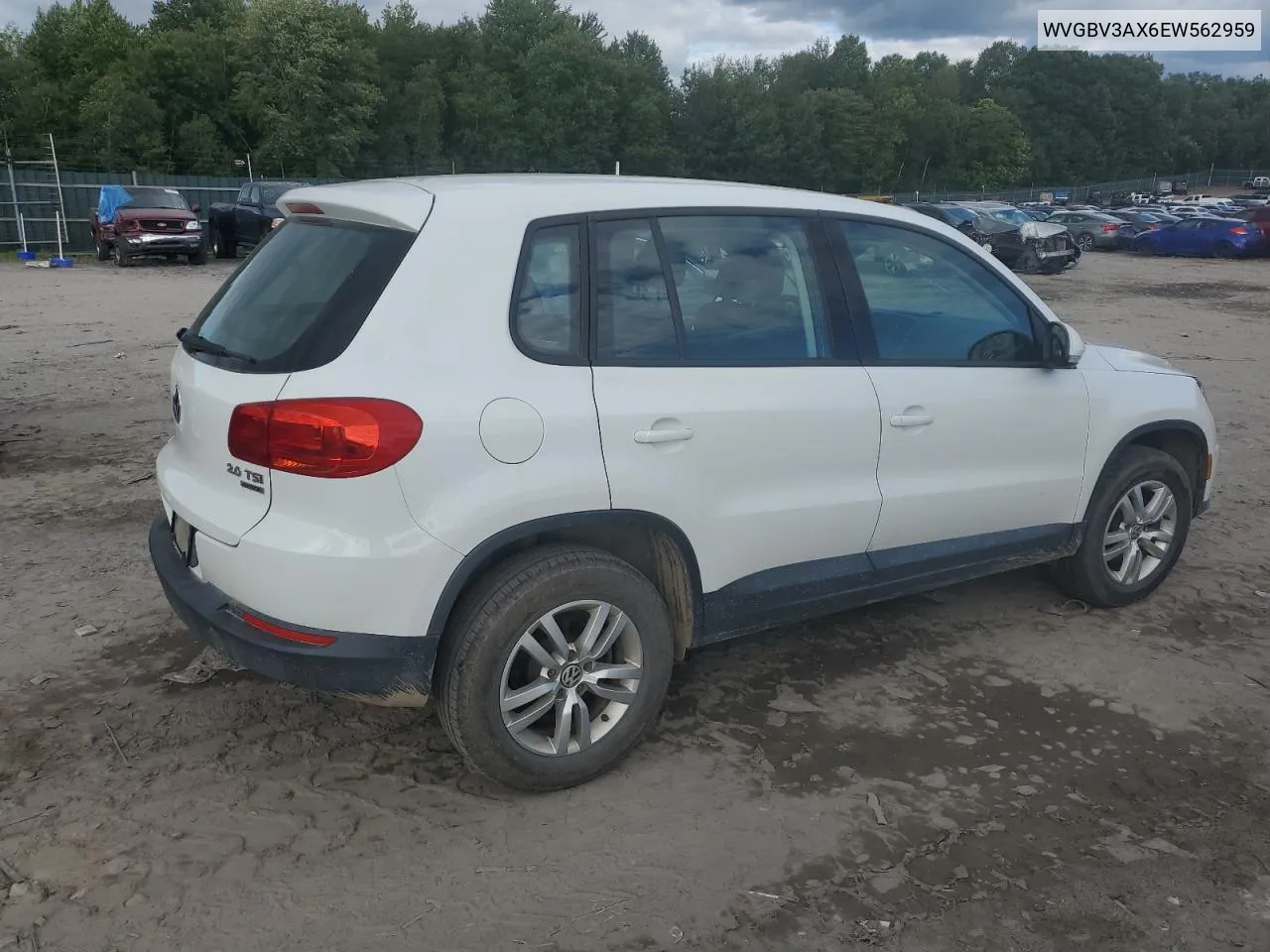 WVGBV3AX6EW562959 2014 Volkswagen Tiguan S