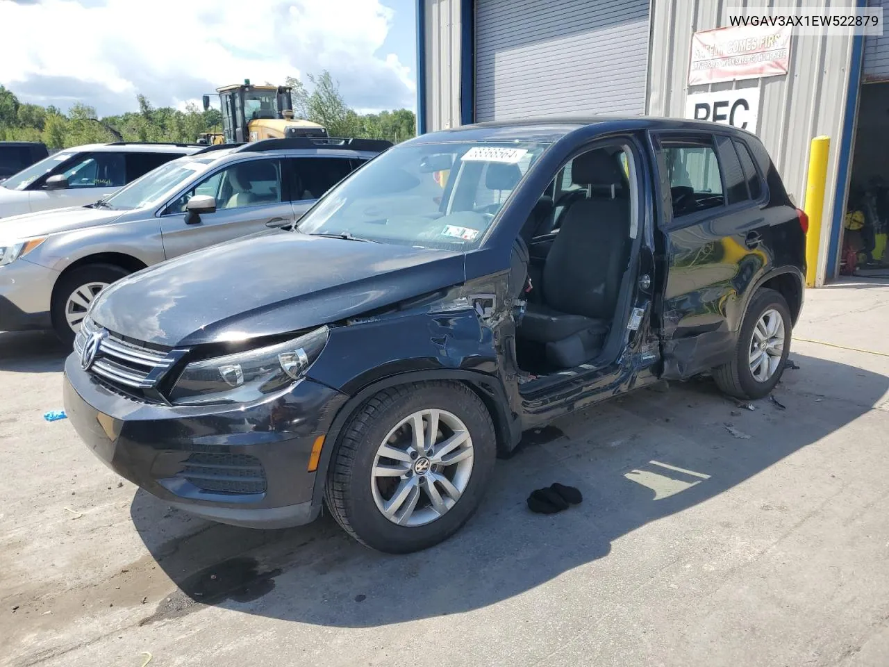 WVGAV3AX1EW522879 2014 Volkswagen Tiguan S