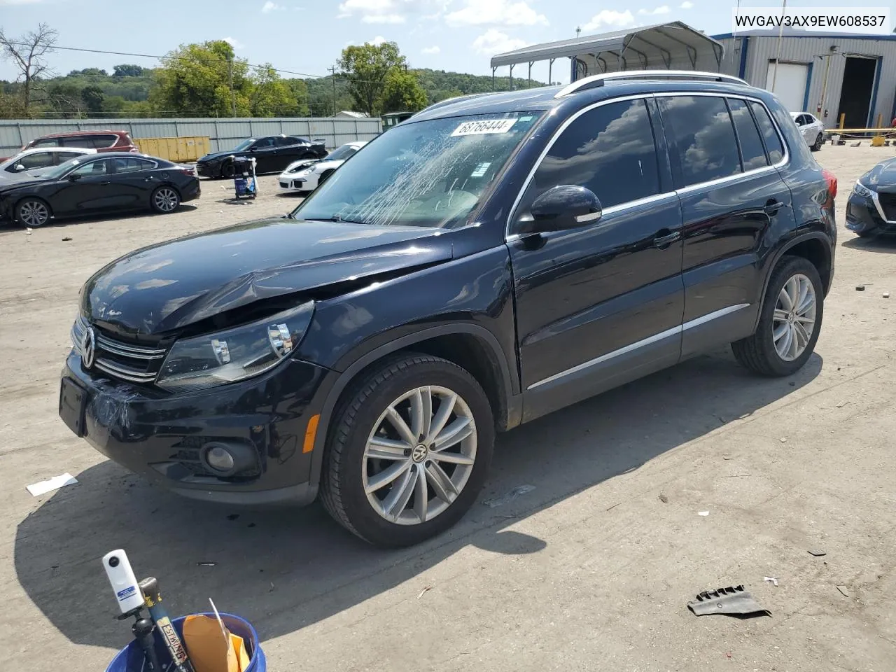 WVGAV3AX9EW608537 2014 Volkswagen Tiguan S