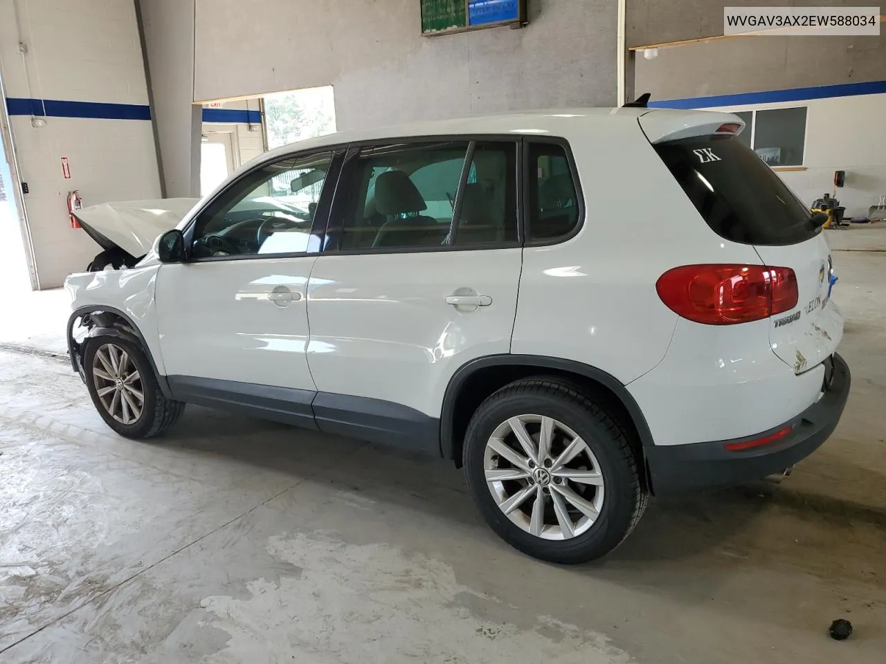 2014 Volkswagen Tiguan S VIN: WVGAV3AX2EW588034 Lot: 68908184