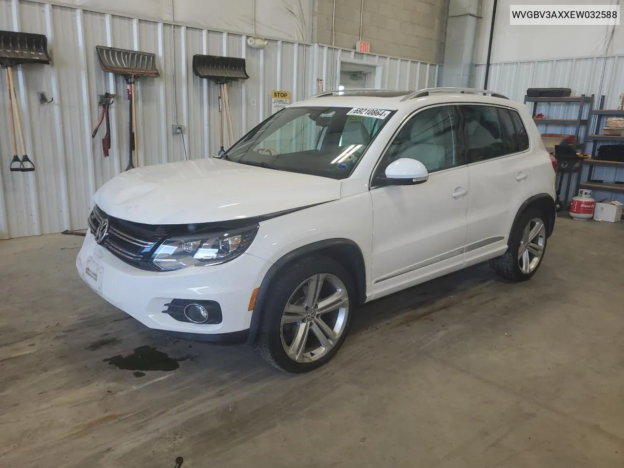 WVGBV3AXXEW032588 2014 Volkswagen Tiguan S