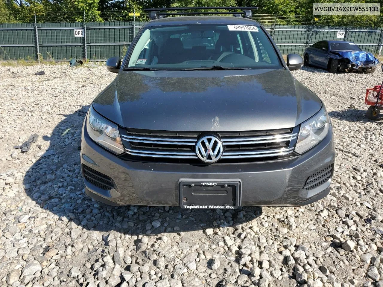 2014 Volkswagen Tiguan S VIN: WVGBV3AX9EW555133 Lot: 69991064