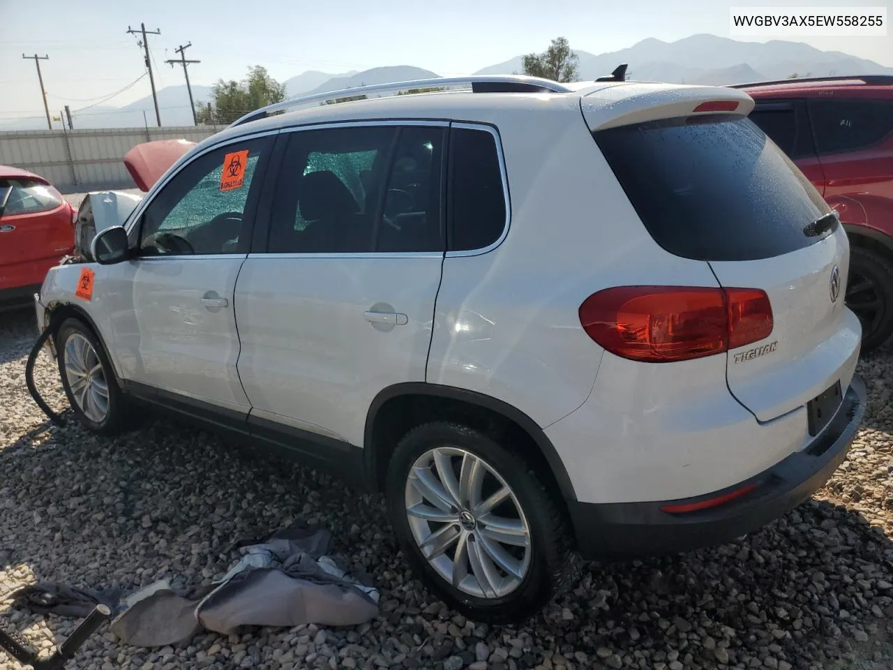 2014 Volkswagen Tiguan S VIN: WVGBV3AX5EW558255 Lot: 70078264