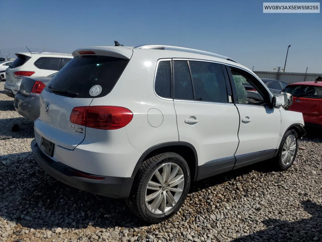 2014 Volkswagen Tiguan S VIN: WVGBV3AX5EW558255 Lot: 70078264