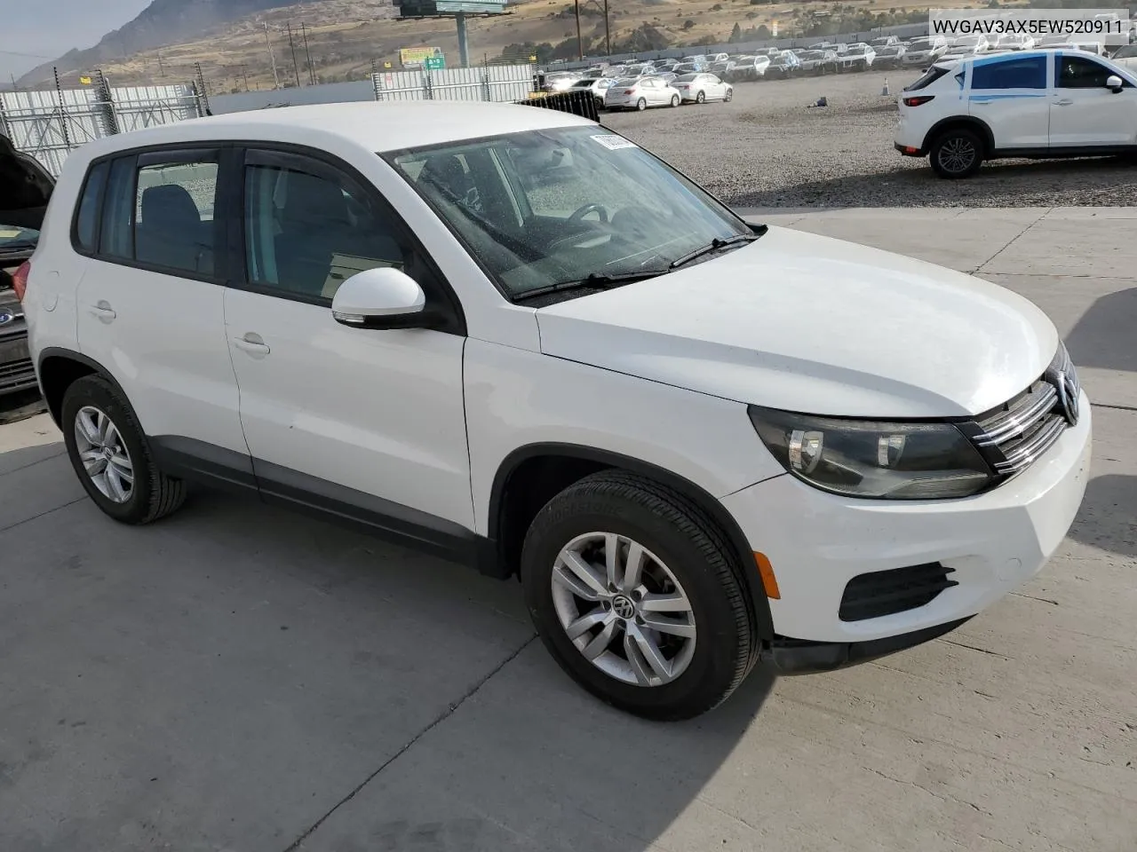 2014 Volkswagen Tiguan S VIN: WVGAV3AX5EW520911 Lot: 70603764