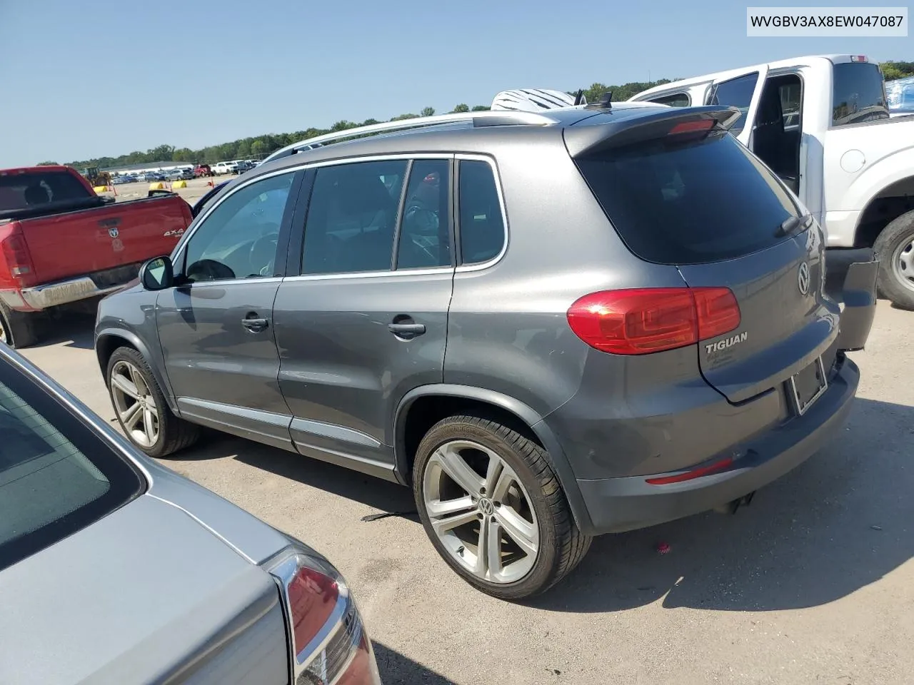 2014 Volkswagen Tiguan S VIN: WVGBV3AX8EW047087 Lot: 70607494