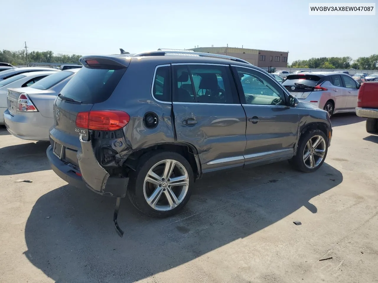 2014 Volkswagen Tiguan S VIN: WVGBV3AX8EW047087 Lot: 70607494