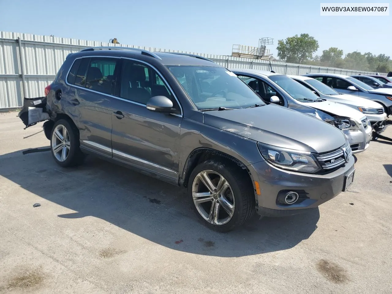 2014 Volkswagen Tiguan S VIN: WVGBV3AX8EW047087 Lot: 70607494