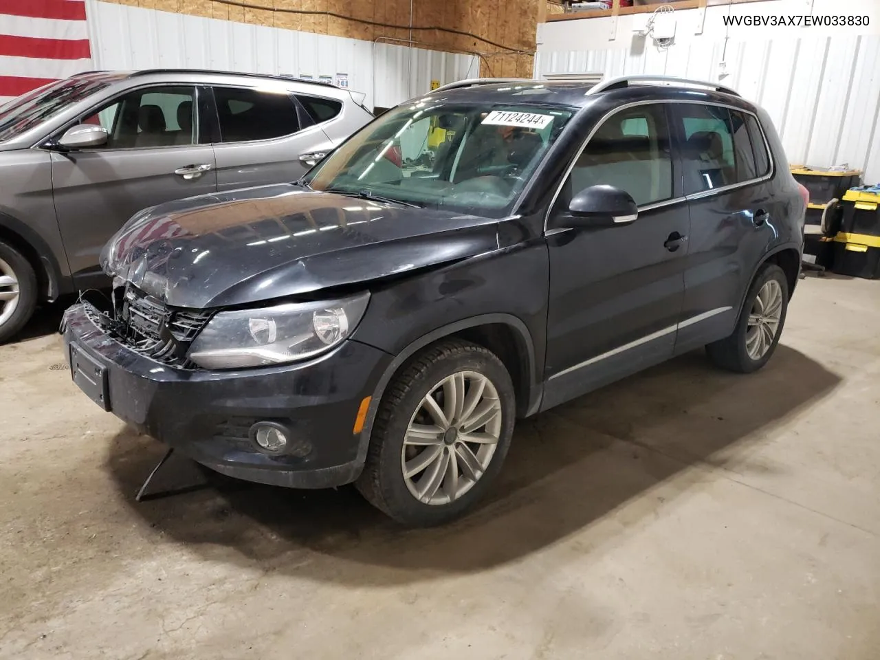 2014 Volkswagen Tiguan S VIN: WVGBV3AX7EW033830 Lot: 71124244