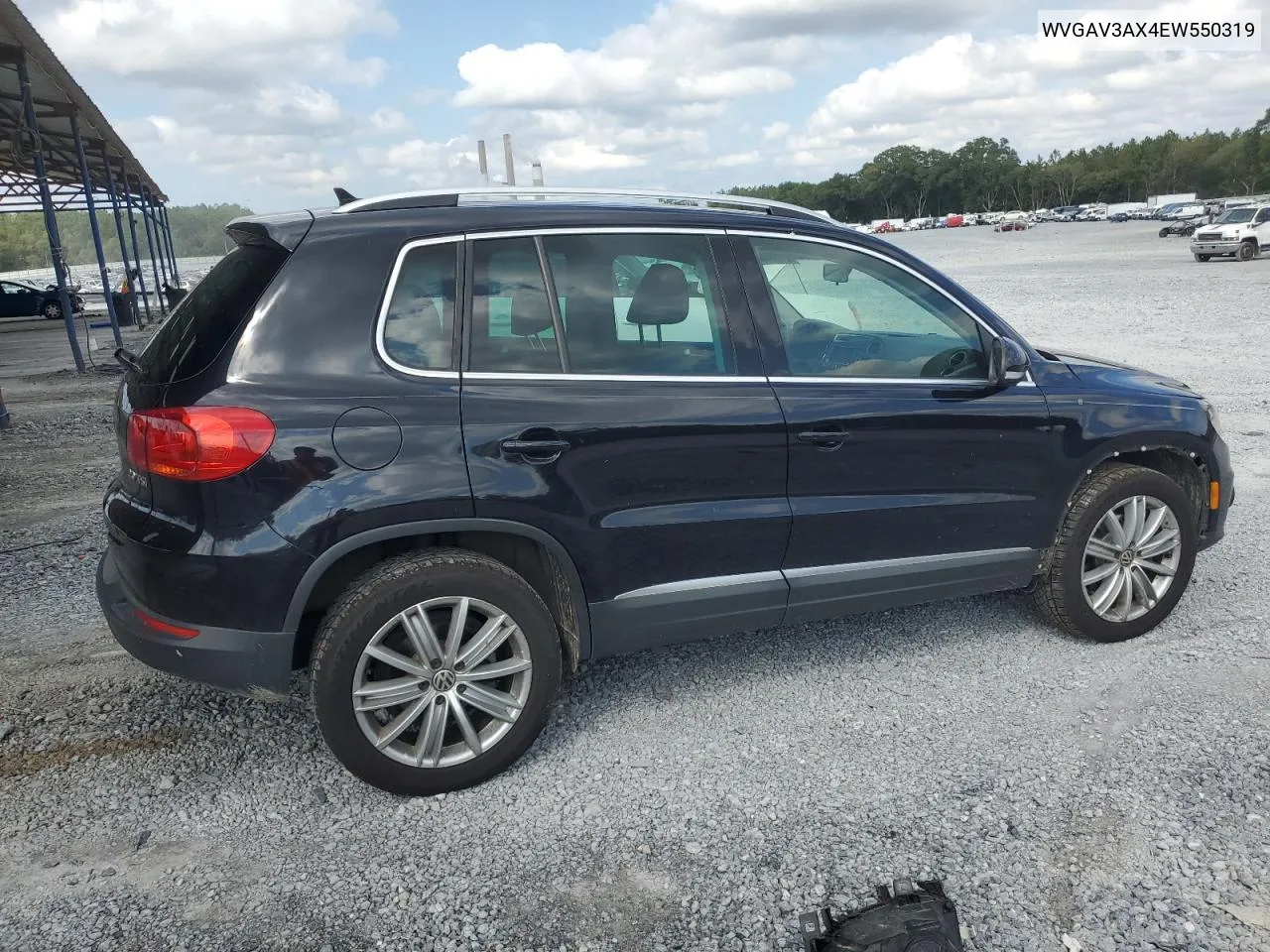 2014 Volkswagen Tiguan S VIN: WVGAV3AX4EW550319 Lot: 71284054