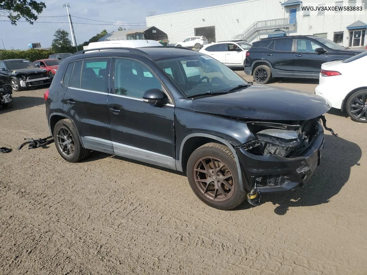 2014 Volkswagen Tiguan S VIN: WVGJV3AX0EW583883 Lot: 71308014