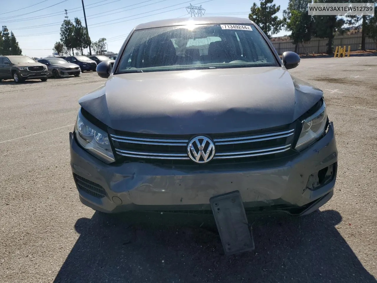 WVGAV3AX1EW512739 2014 Volkswagen Tiguan S