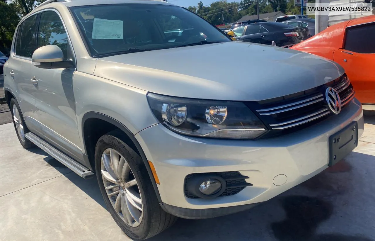 WVGBV3AX9EW535822 2014 Volkswagen Tiguan S