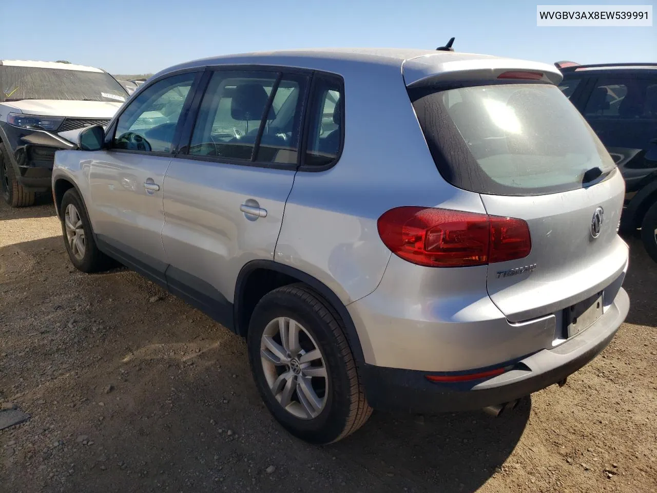 2014 Volkswagen Tiguan S VIN: WVGBV3AX8EW539991 Lot: 73997034