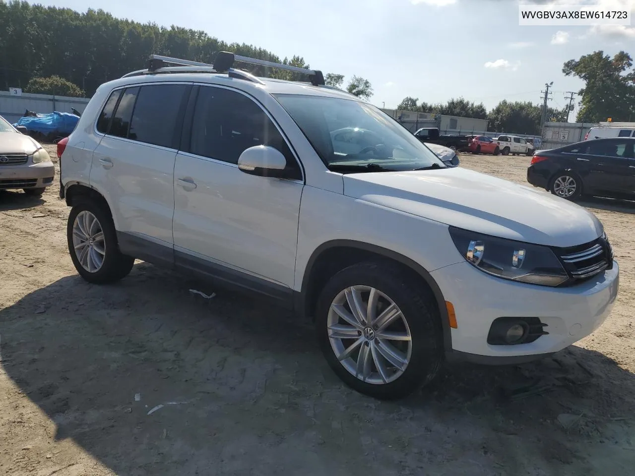 2014 Volkswagen Tiguan S VIN: WVGBV3AX8EW614723 Lot: 74008194