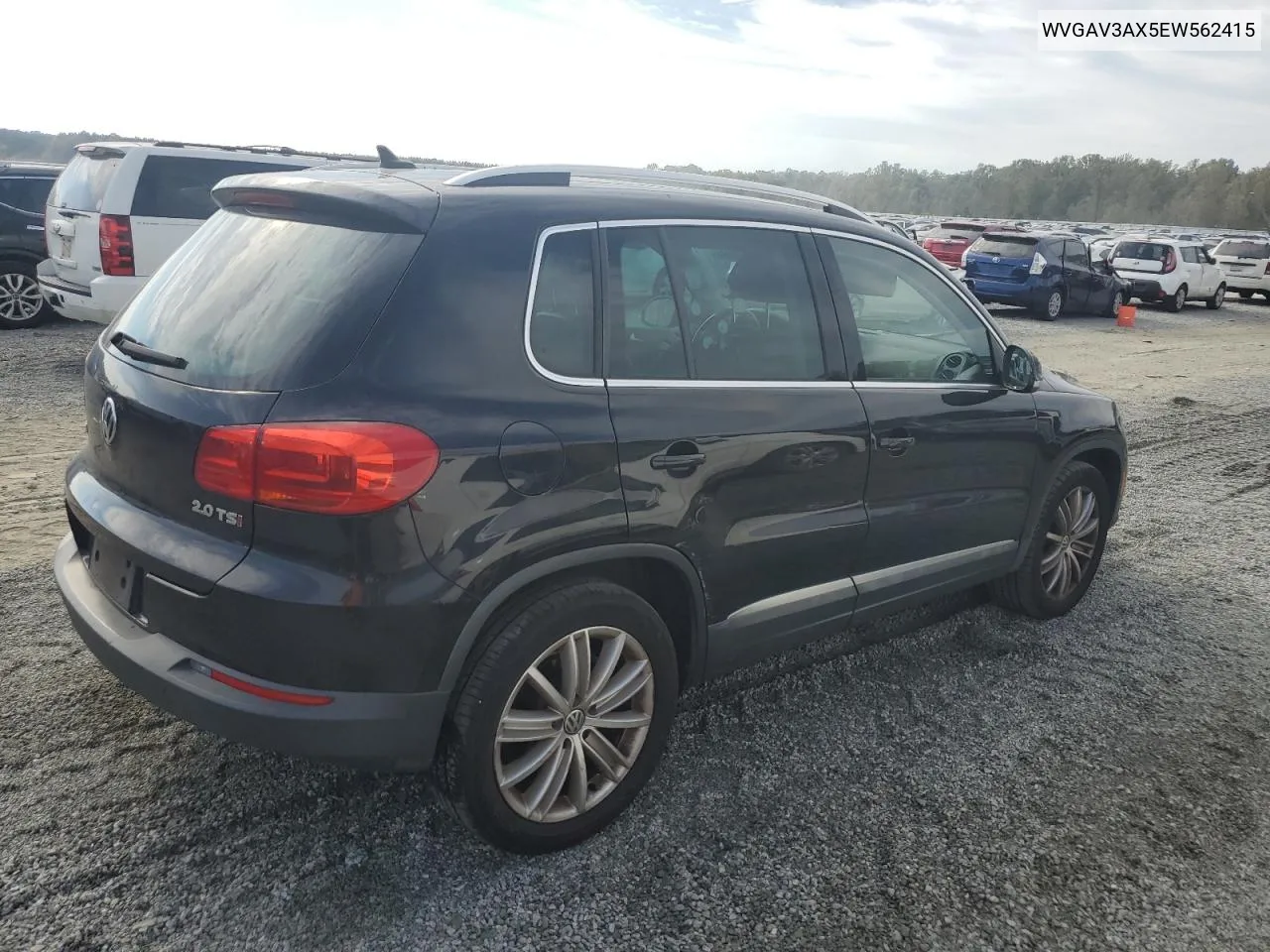 2014 Volkswagen Tiguan S VIN: WVGAV3AX5EW562415 Lot: 74670464