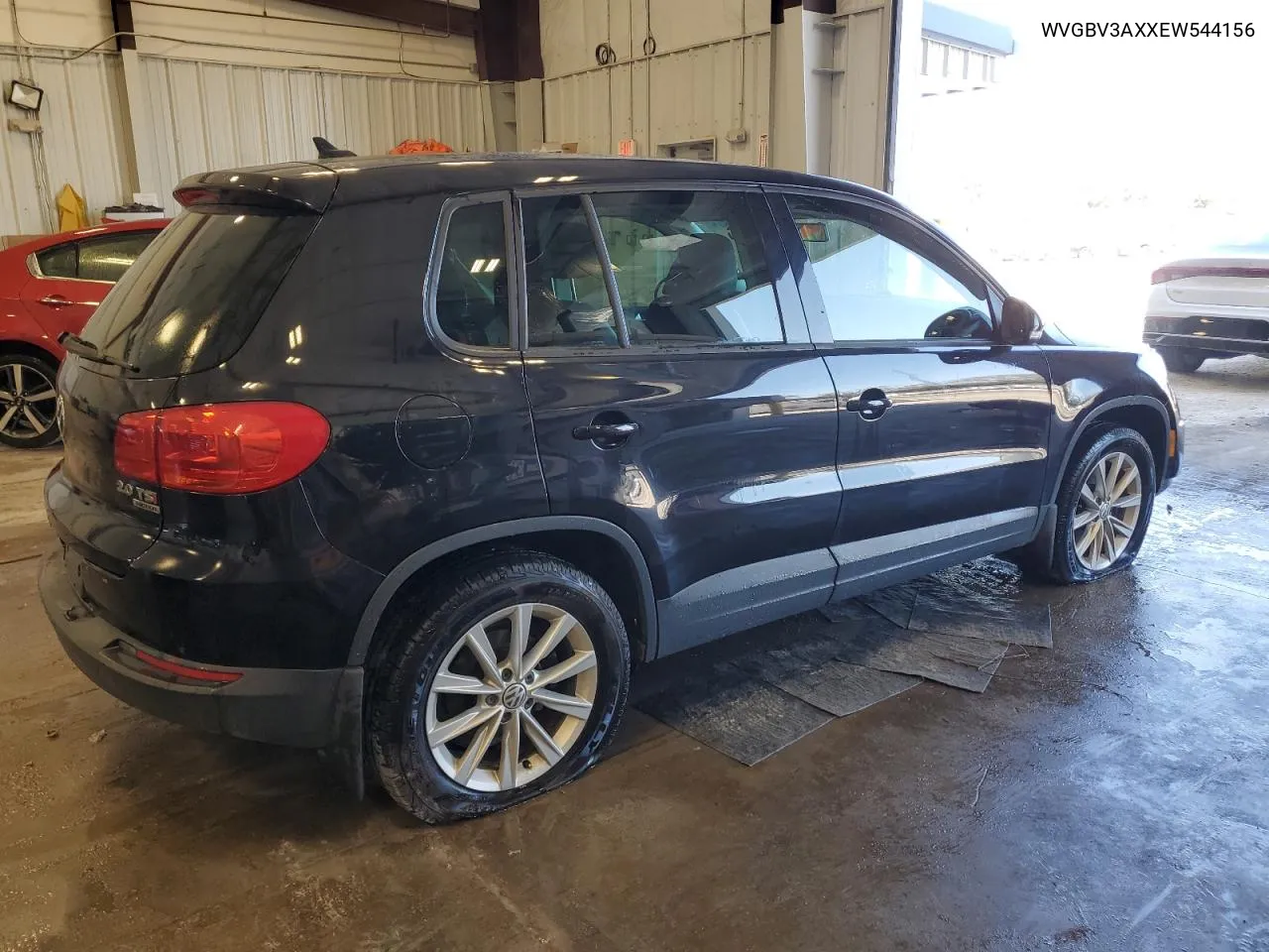 2014 Volkswagen Tiguan S VIN: WVGBV3AXXEW544156 Lot: 75040214