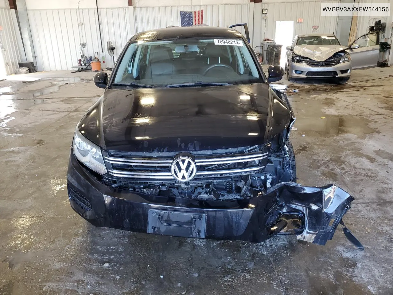 2014 Volkswagen Tiguan S VIN: WVGBV3AXXEW544156 Lot: 75040214