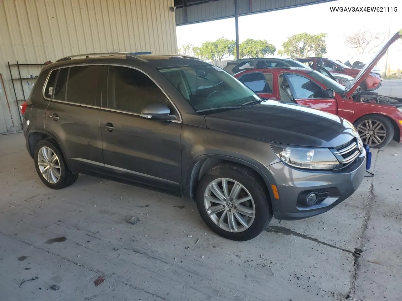 2014 Volkswagen Tiguan S VIN: WVGAV3AX4EW621115 Lot: 76030764