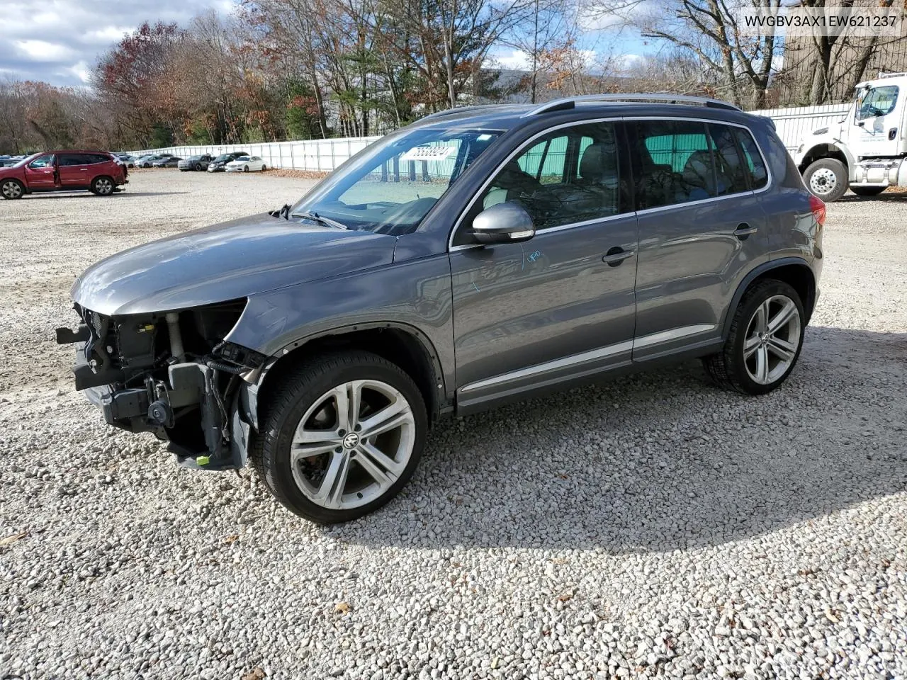 2014 Volkswagen Tiguan S VIN: WVGBV3AX1EW621237 Lot: 78538924