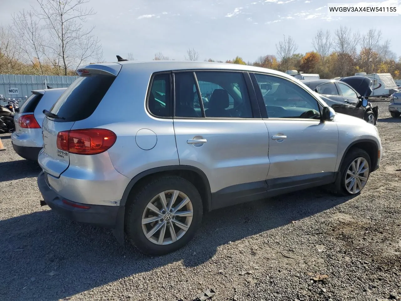 2014 Volkswagen Tiguan S VIN: WVGBV3AX4EW541155 Lot: 79166134