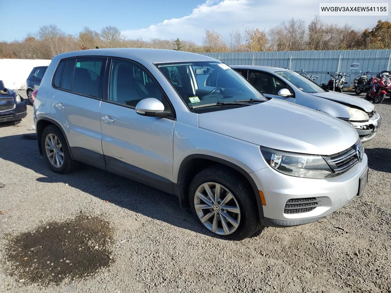 2014 Volkswagen Tiguan S VIN: WVGBV3AX4EW541155 Lot: 79166134