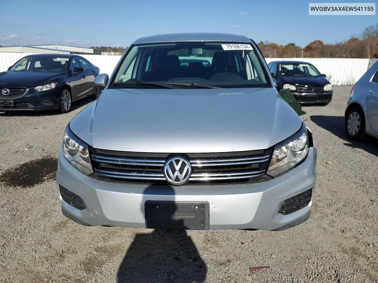 2014 Volkswagen Tiguan S VIN: WVGBV3AX4EW541155 Lot: 79166134