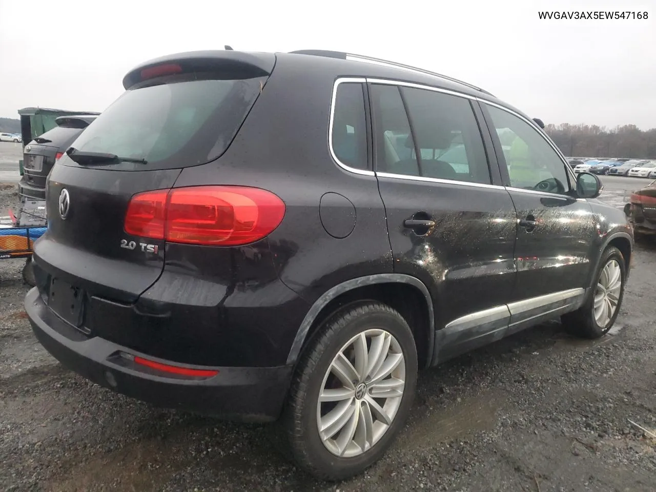 2014 Volkswagen Tiguan S VIN: WVGAV3AX5EW547168 Lot: 79614804