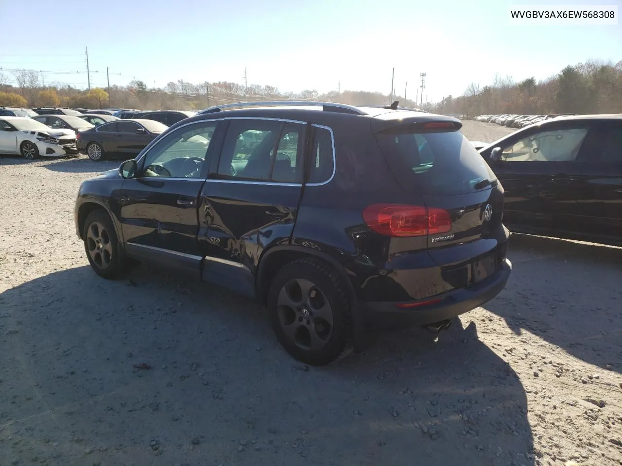 2014 Volkswagen Tiguan S VIN: WVGBV3AX6EW568308 Lot: 79668614