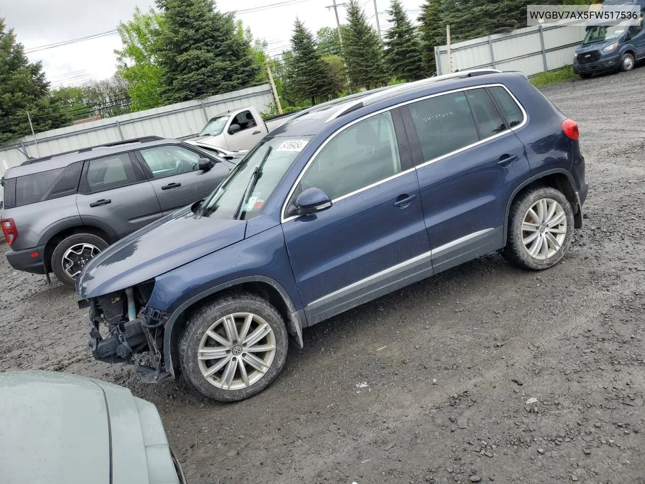 WVGBV7AX5FW517536 2015 Volkswagen Tiguan S