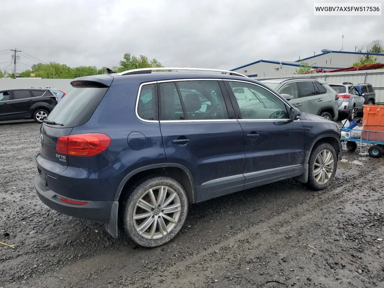 2015 Volkswagen Tiguan S VIN: WVGBV7AX5FW517536 Lot: 54769454