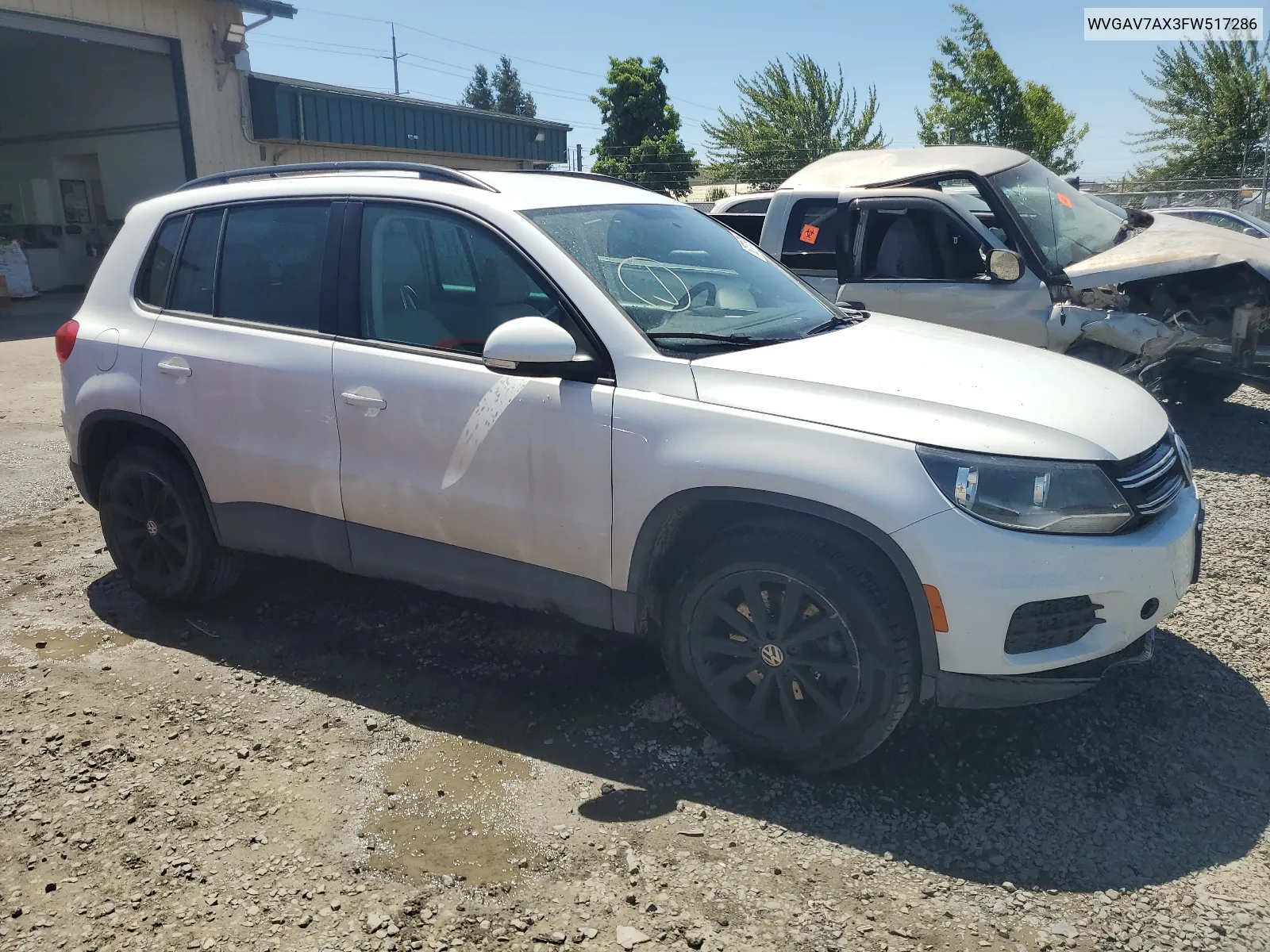 2015 Volkswagen Tiguan S VIN: WVGAV7AX3FW517286 Lot: 62731924